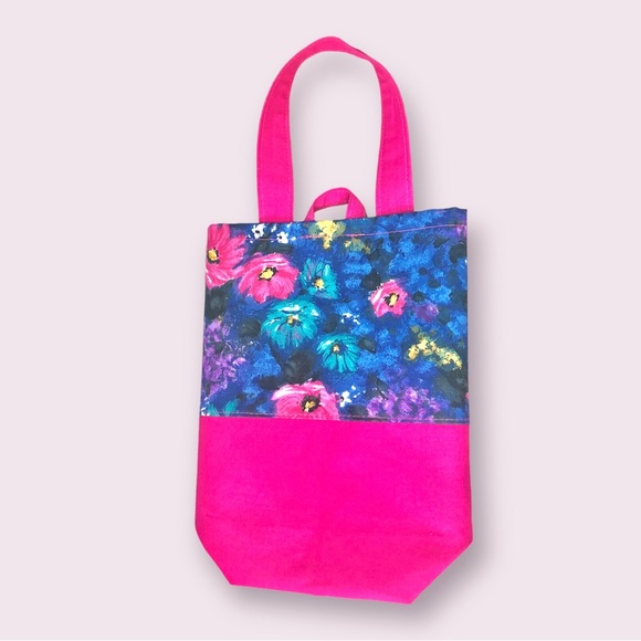 Reusable Shopper Tote bag, shopping bag Organizer, Foldable Cotton Fabric bag - Picture 1 of 9